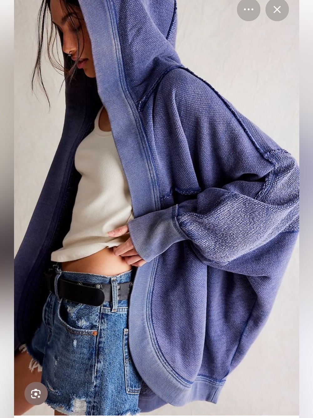 Free People We the Free Forever Yours Cardi in Navy